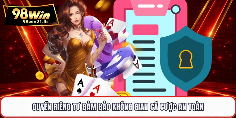 Quyền riêng tư đảm bảo không gian cá cược an toàn